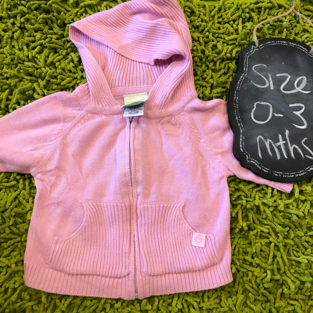 Sesame Street Pink Hooded Sweater for Kids